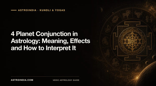 4 Planet Conjunction in Astrology: Meaning, Effects and How to Interpret It