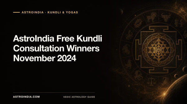 AstroIndia Free Kundli Consultation Winners November 2024