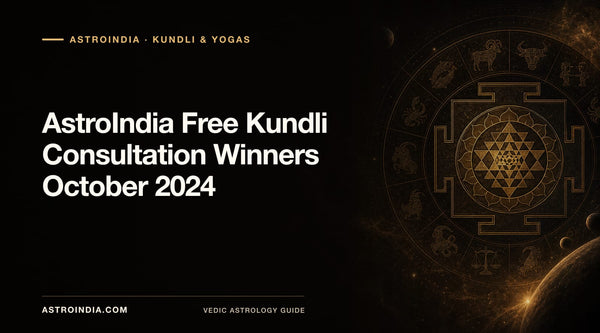 AstroIndia Free Kundli Consultation Winners October 2024