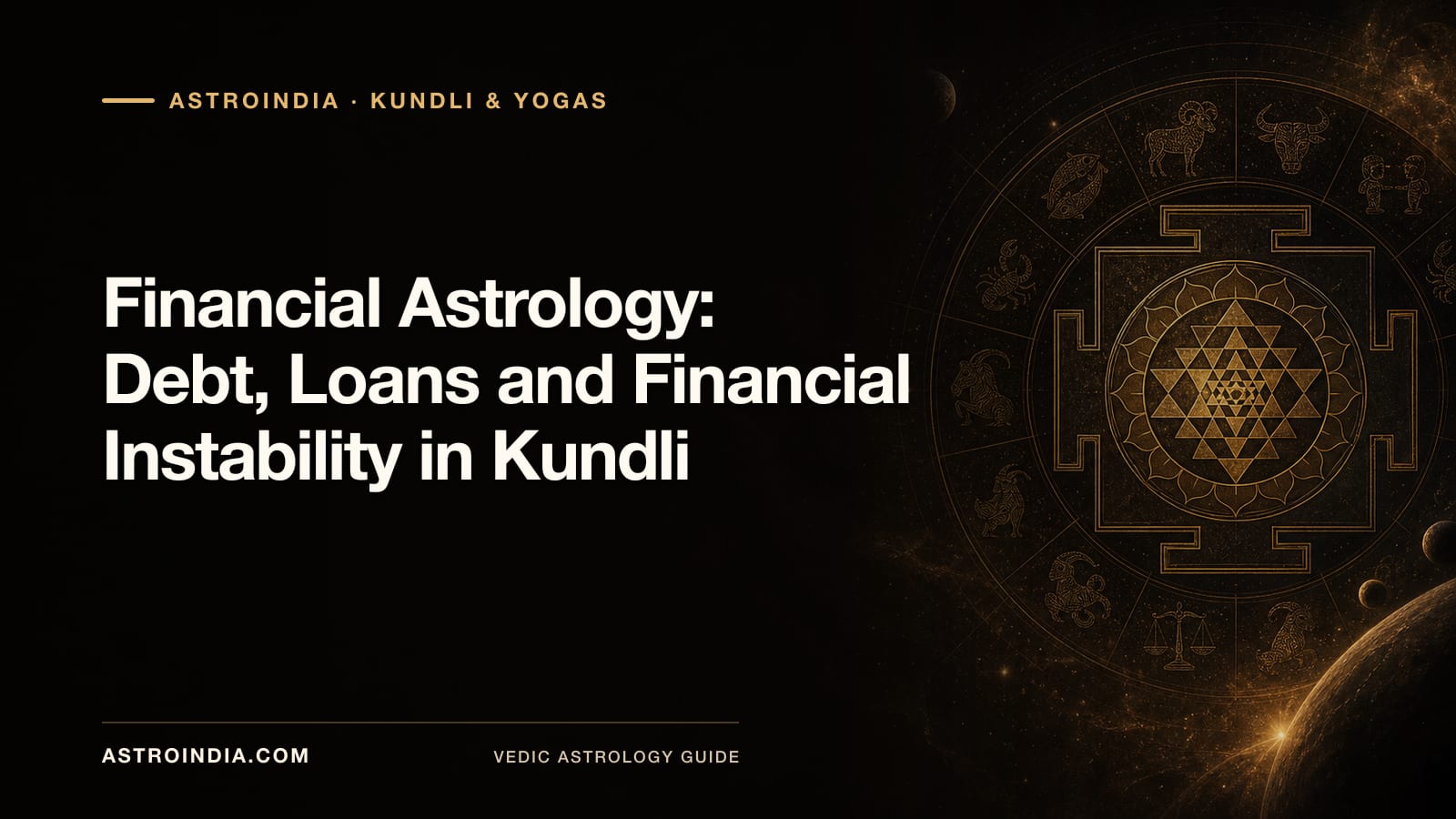 Financial Astrology: Debt, Loans and Financial Instability in Kundli ...