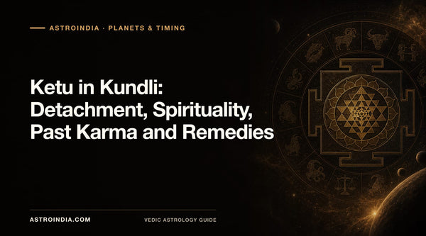 Ketu in Kundli: Detachment, Spirituality, Past Karma and Remedies