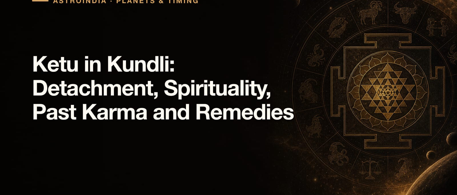 Ketu in Kundli: Detachment, Spirituality, Past Karma and Remedies