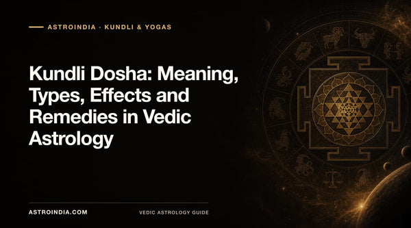 Kundli Dosha: Meaning, Types, Effects and Remedies in Vedic Astrology