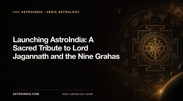 Launching AstroIndia: A Sacred Tribute to Lord Jagannath and the Nine Grahas