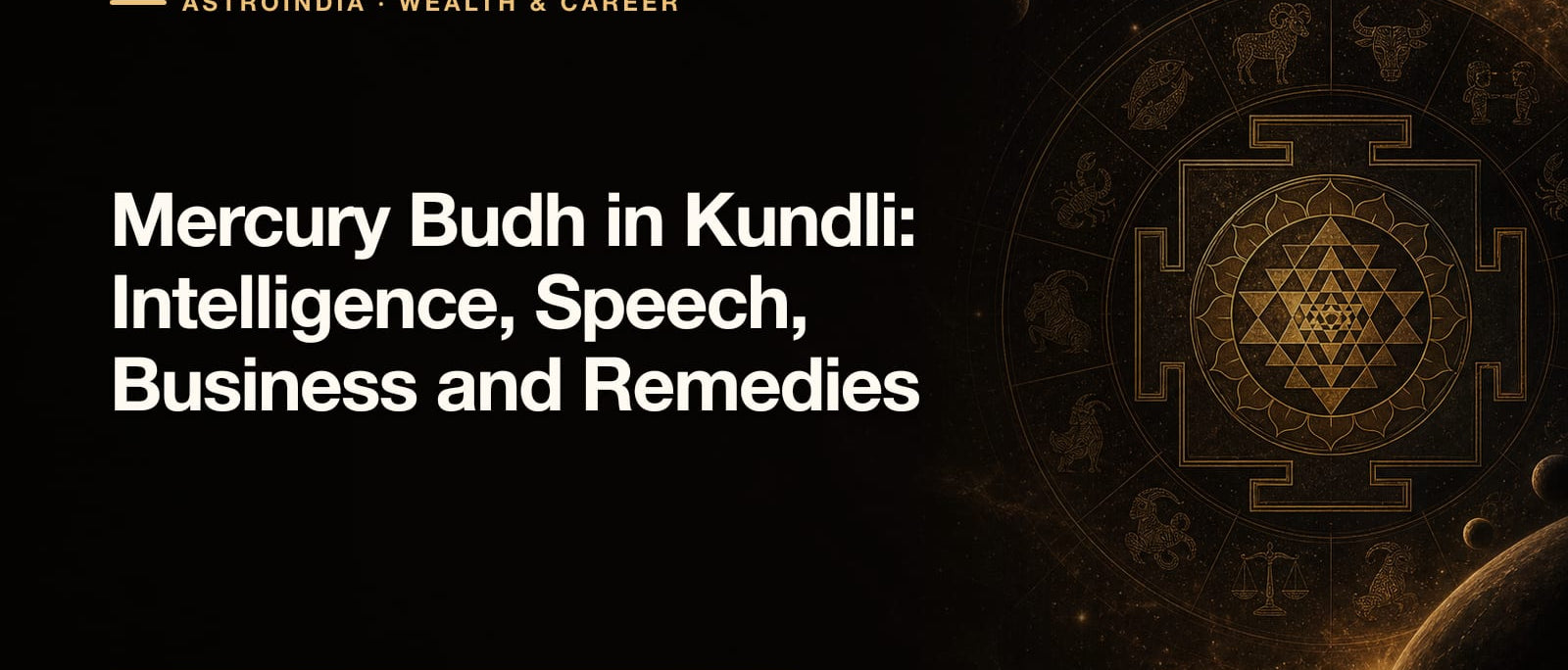 Mercury Budh in Kundli: Intelligence, Speech, Business and Remedies