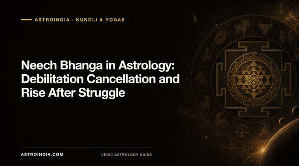 Neech Bhanga in Astrology: Debilitation Cancellation and Rise After Struggle