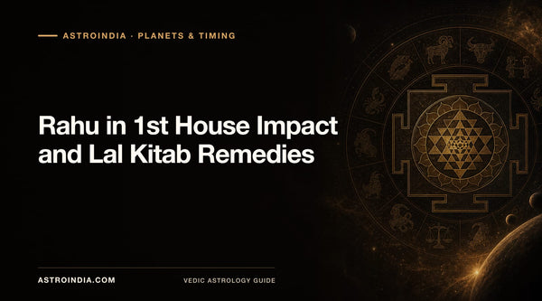 Rahu in 1st House Impact and Lal Kitab Remedies