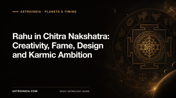 Rahu in Chitra Nakshatra: Creativity, Fame, Design and Karmic Ambition