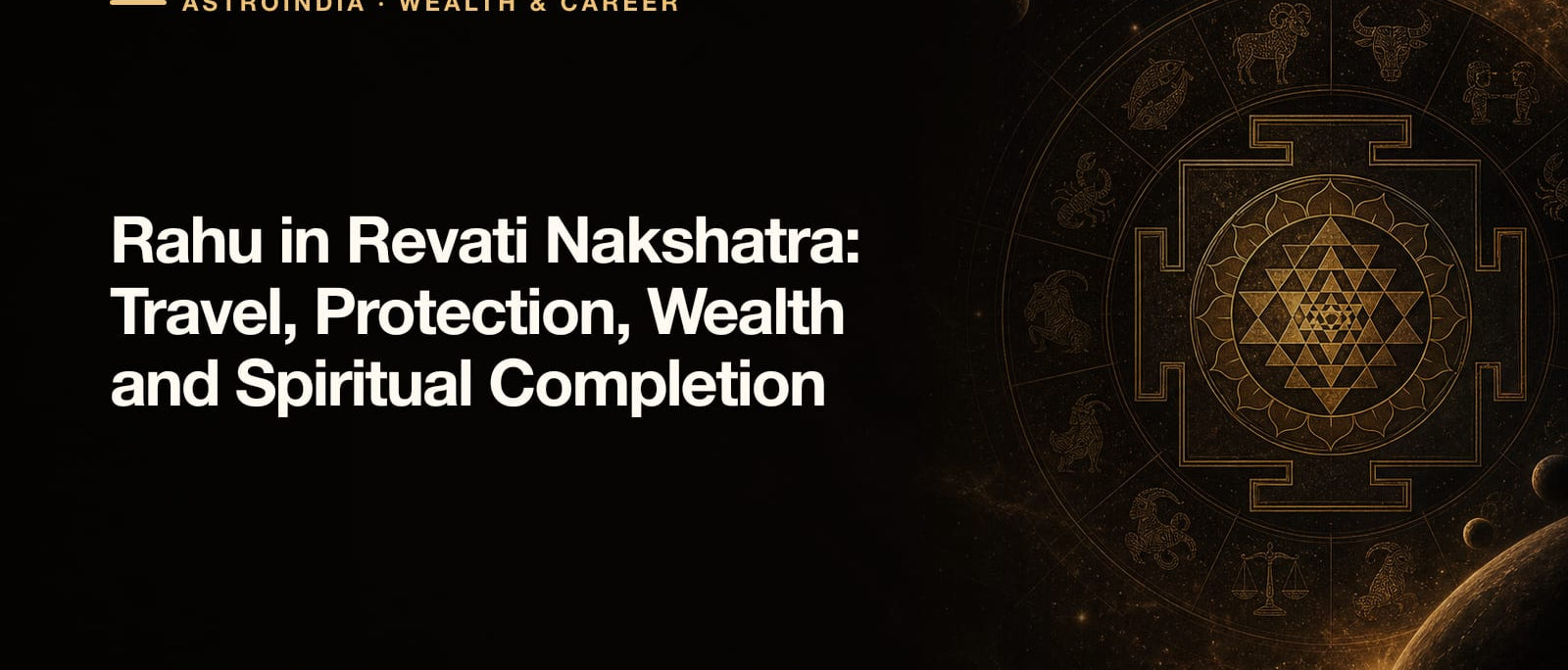 Rahu in Revati Nakshatra: Travel, Protection, Wealth and Spiritual Completion