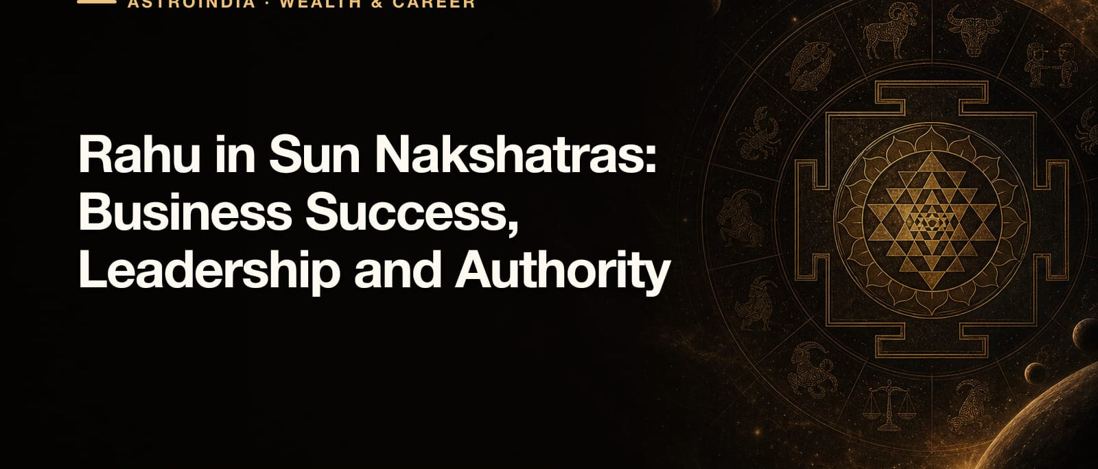 Rahu in Sun Nakshatras: Business Success, Leadership and Authority