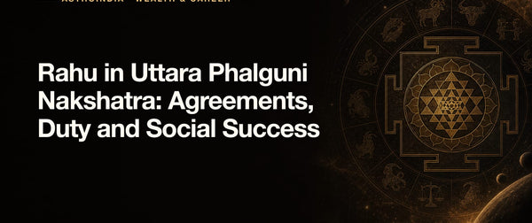 Rahu in Uttara Phalguni Nakshatra: Agreements, Duty and Social Success