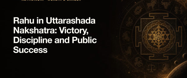 Rahu in Uttarashada Nakshatra: Victory, Discipline and Public Success