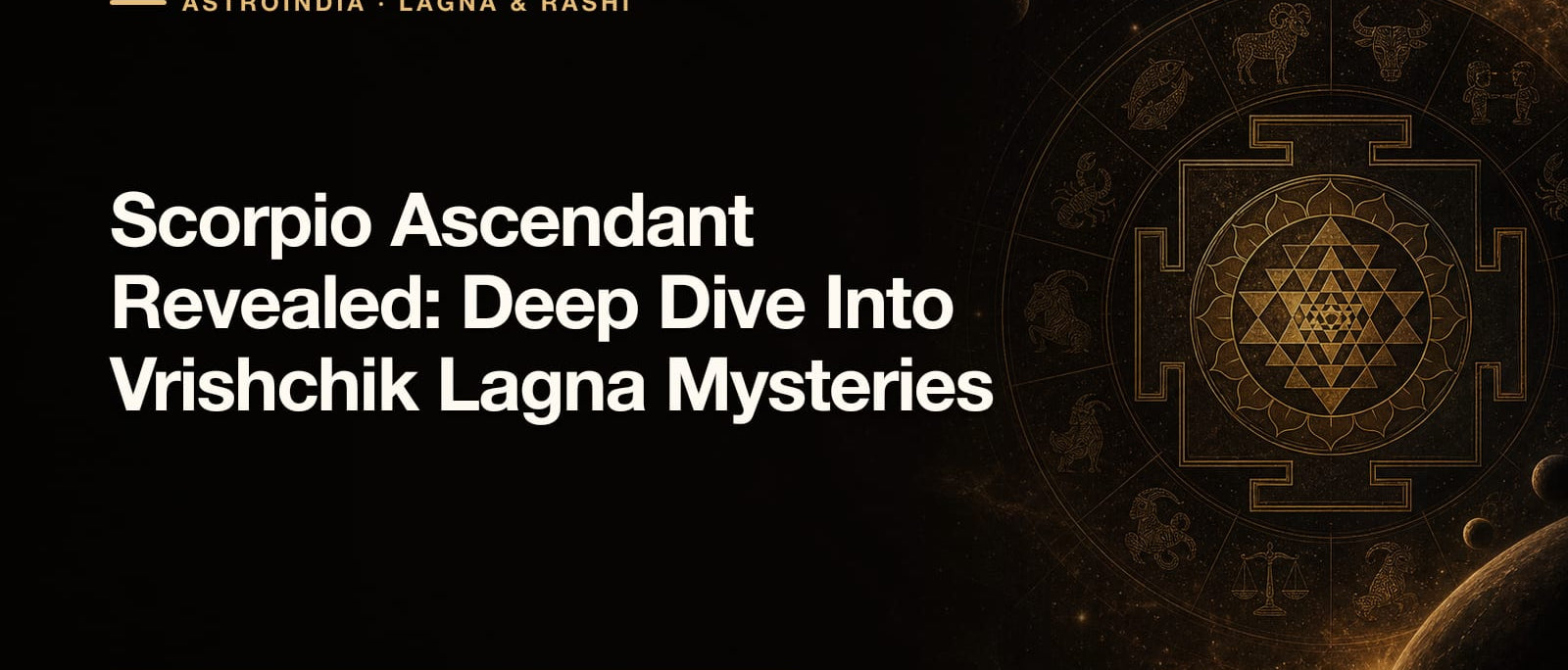 Scorpio Ascendant Revealed: Deep Dive Into Vrishchik Lagna Mysteries