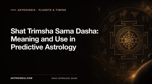 Shat Trimsha Sama Dasha: Meaning and Use in Predictive Astrology