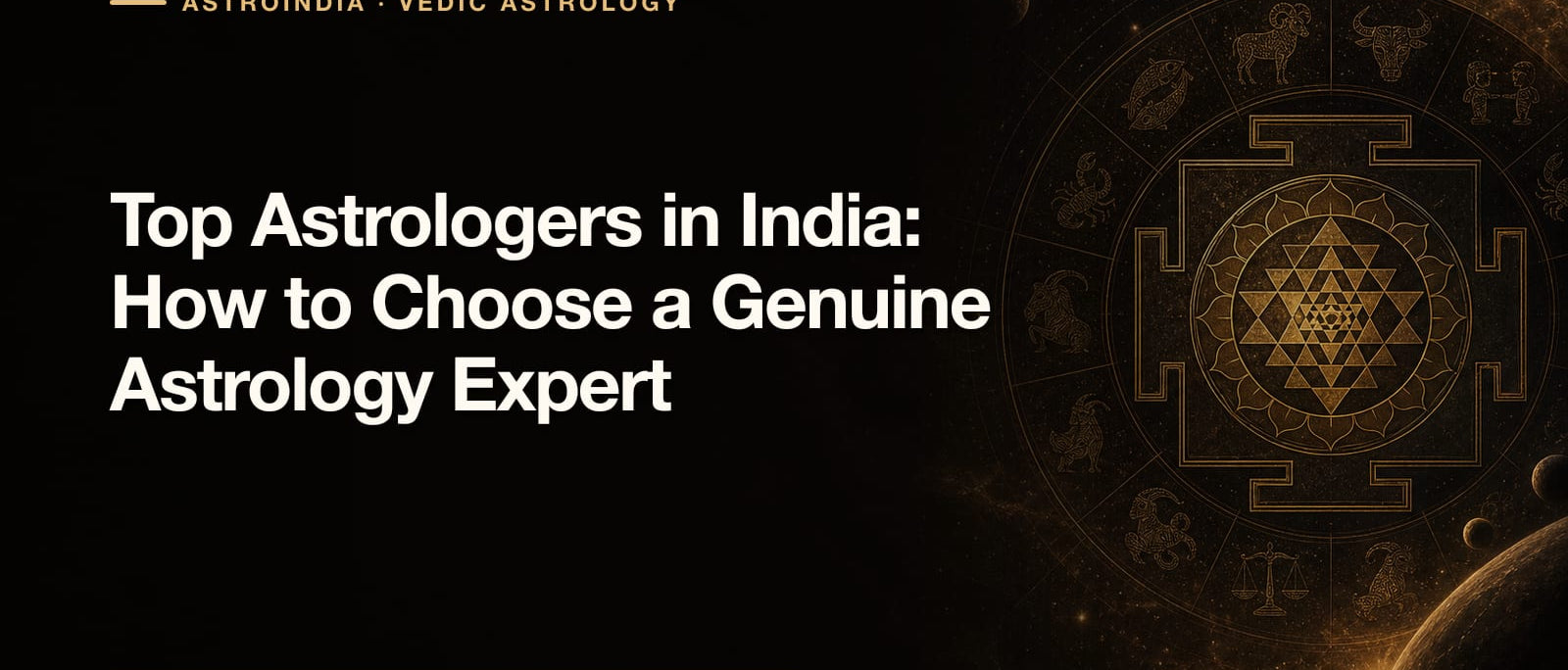 Top Astrologers in India: How to Choose a Genuine Astrology Expert