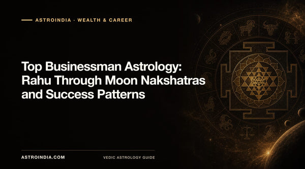 Top Businessman Astrology: Rahu Through Moon Nakshatras and Success Patterns