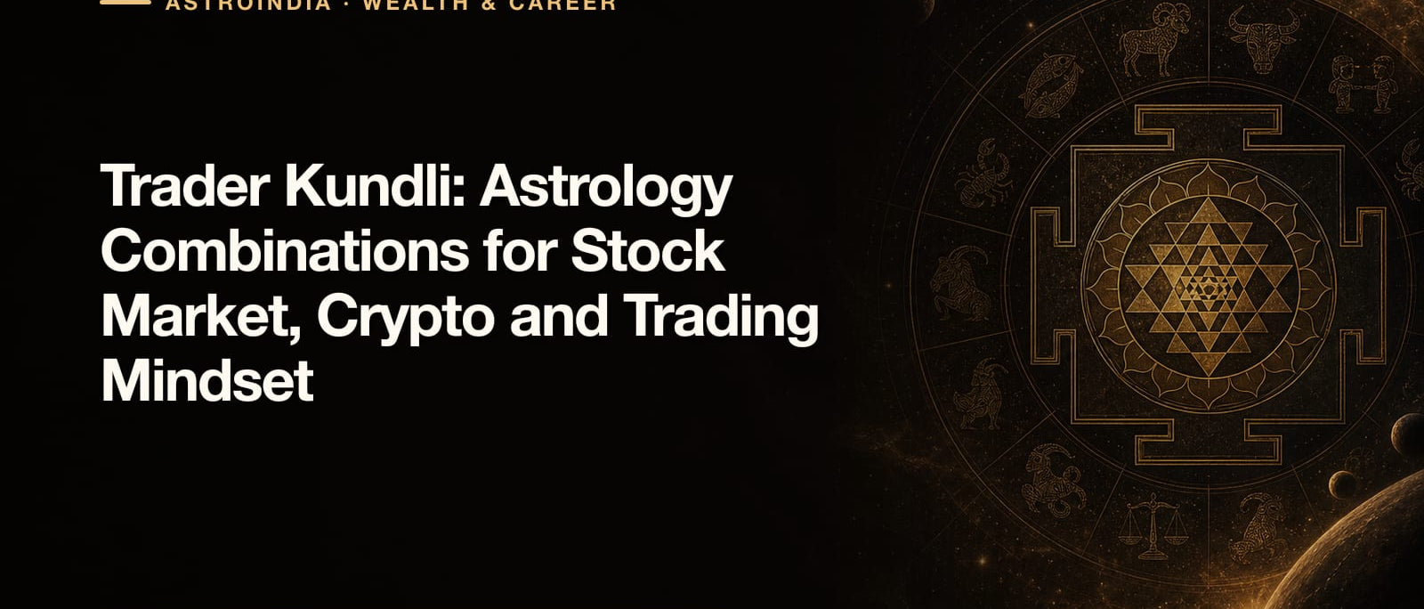 Trader Kundli: Astrology Combinations for Stock Market, Crypto and Trading Mindset