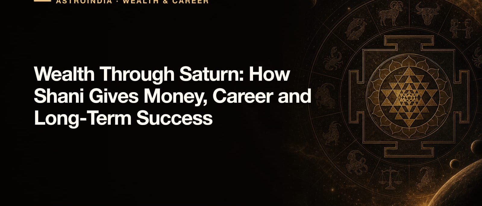 Wealth Through Saturn: How Shani Gives Money, Career and Long-Term Success