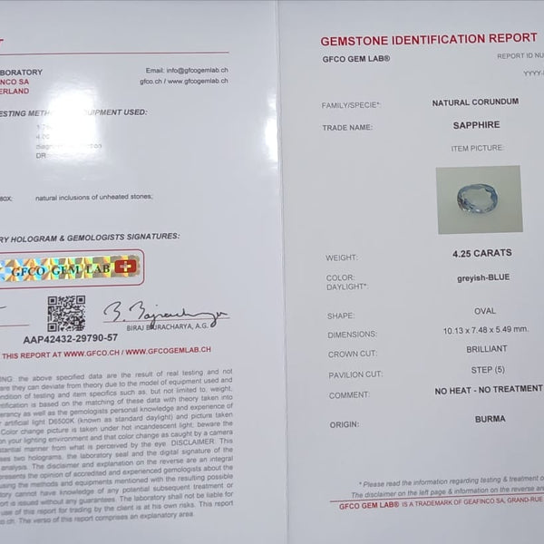 Blue Sapphire - 4.25 Carat