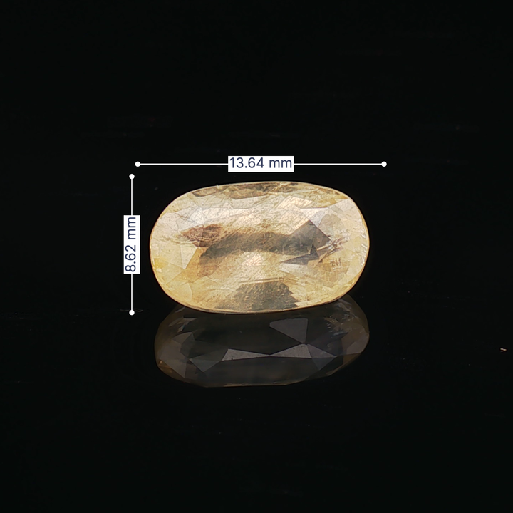 Yellow Sapphire (Pukhraj Stone) - 8.96 Carat