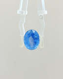 Blue Sapphire (Neelam) - 6.11 Carat (Certified)