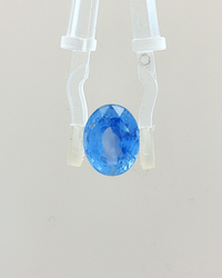 Blue Sapphire (Neelam) - 6.11 Carat (Certified)