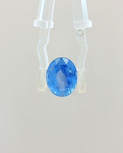 Blue Sapphire (Neelam) - 6.11 Carat (Certified)