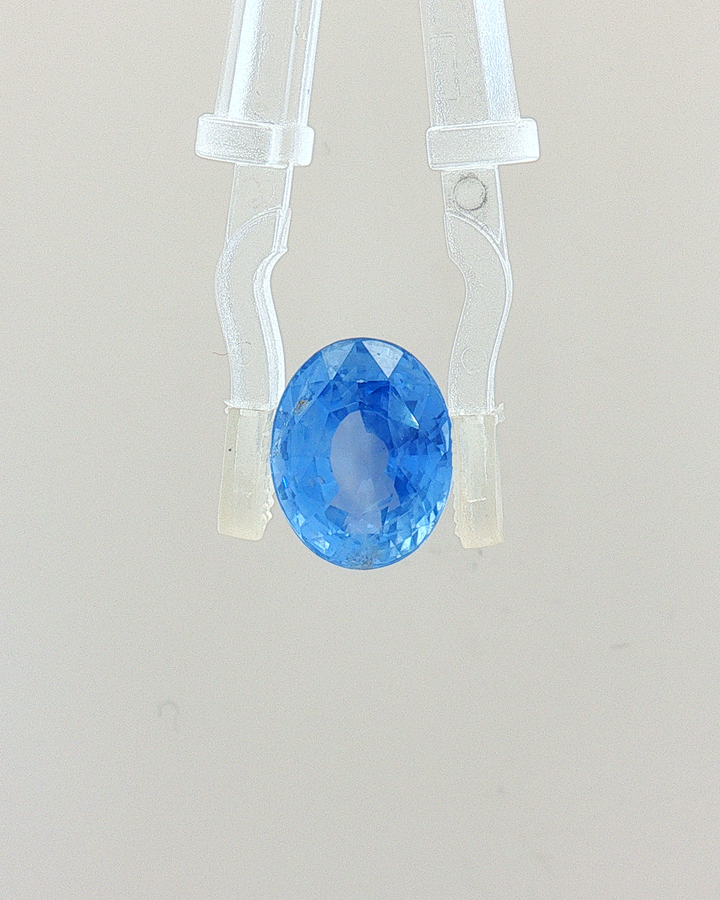 Blue Sapphire (Neelam) - 6.11 Carat (Certified)