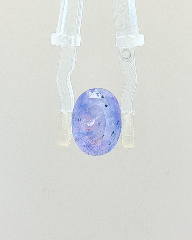Purple Blue Sapphire (Khooni Neelam) - 7.14 Carat