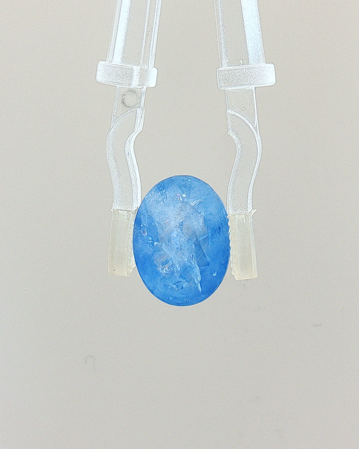 Blue Sapphire (Neelam) - 7.37 Carat