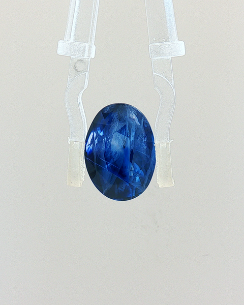 Royal Blue Sapphire (Midnight Blue Neelam) - 10.63 Carat (Certified)