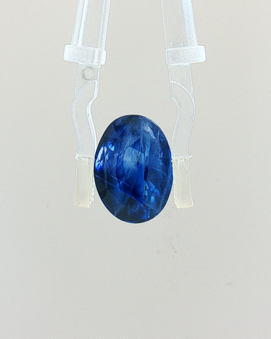 Royal Blue Sapphire (Midnight Blue Neelam) - 10.63 Carat (Certified)