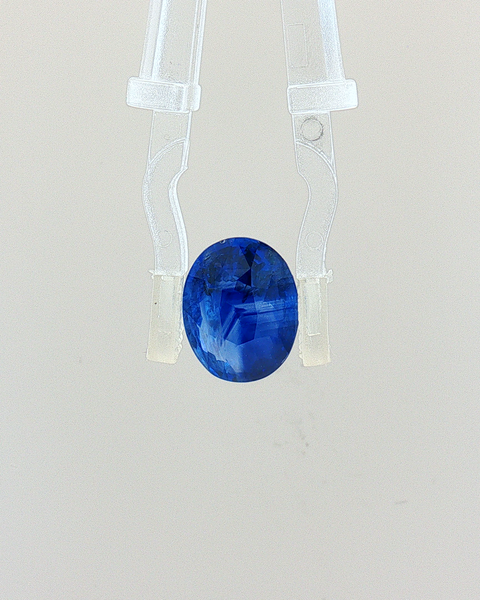 Velvety Deep Blue Sapphire (Velvet Blue Neelam) - 5.02 Carat (Certified)