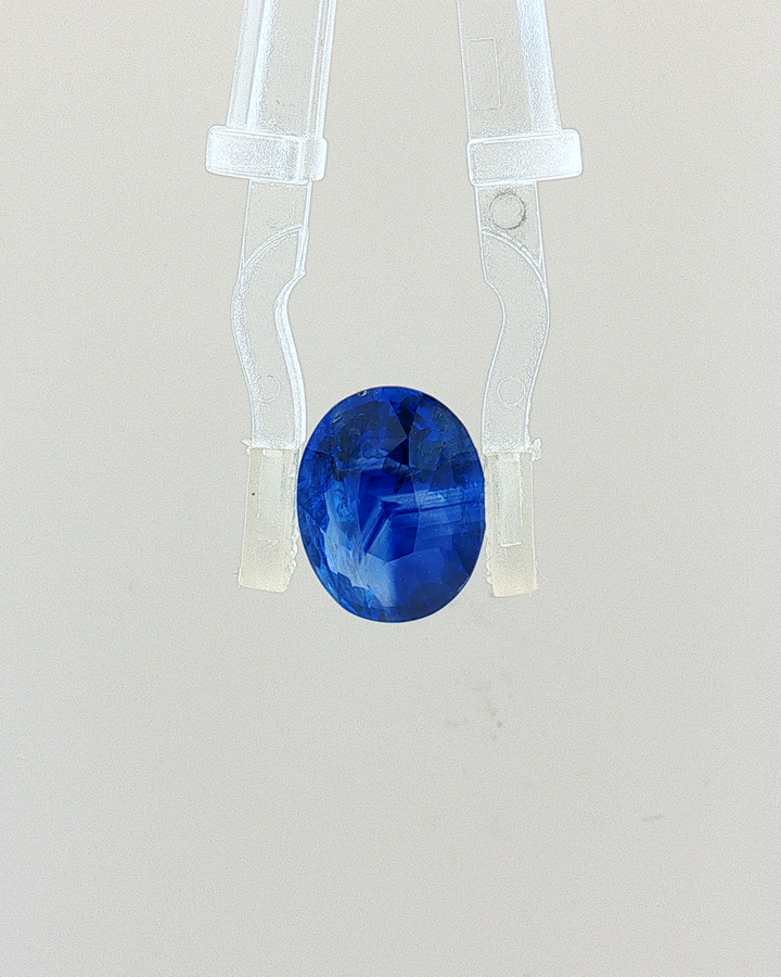 Velvety Deep Blue Sapphire (Velvet Blue Neelam) - 5.02 Carat (Certified)