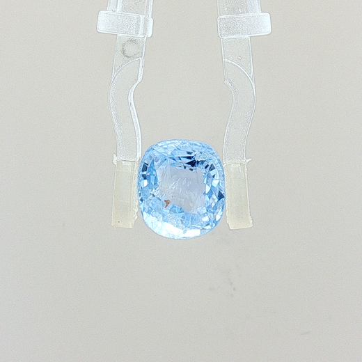 Cornflower Ice Blue Sapphire (Neelam) - 4.44 Carat (Certified)