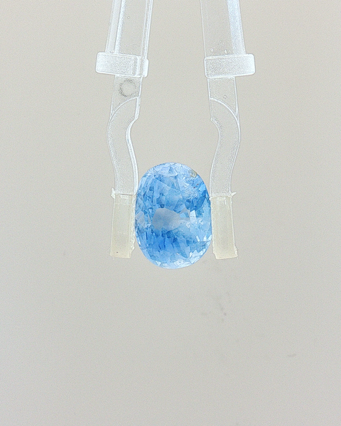 Ice Blue Sapphire (Neelam) - 5.60 Carat (Certified)