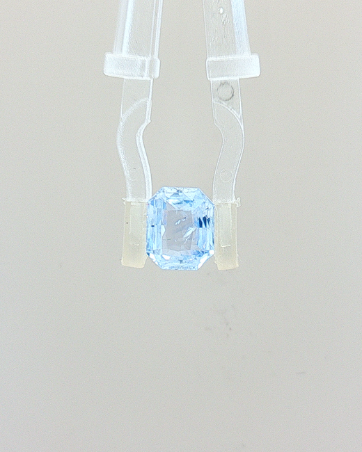 VIVID Ice Blue Sapphire (Neelam) - 2.40 Carat (Certified)
