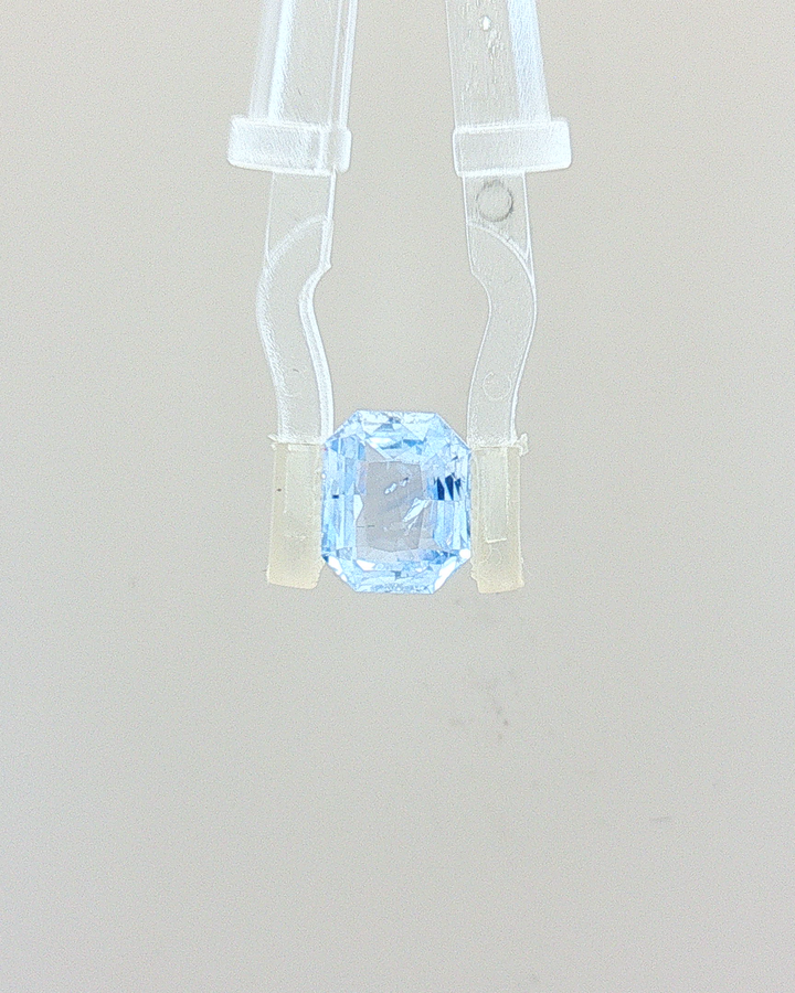 VIVID Ice Blue Sapphire (Neelam) - 2.40 Carat (Certified)