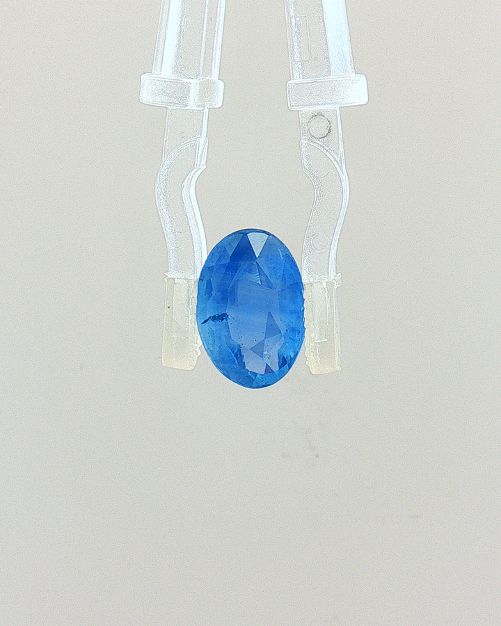 Blue Sapphire (Neelam) - 4.11 Carat (Certified)