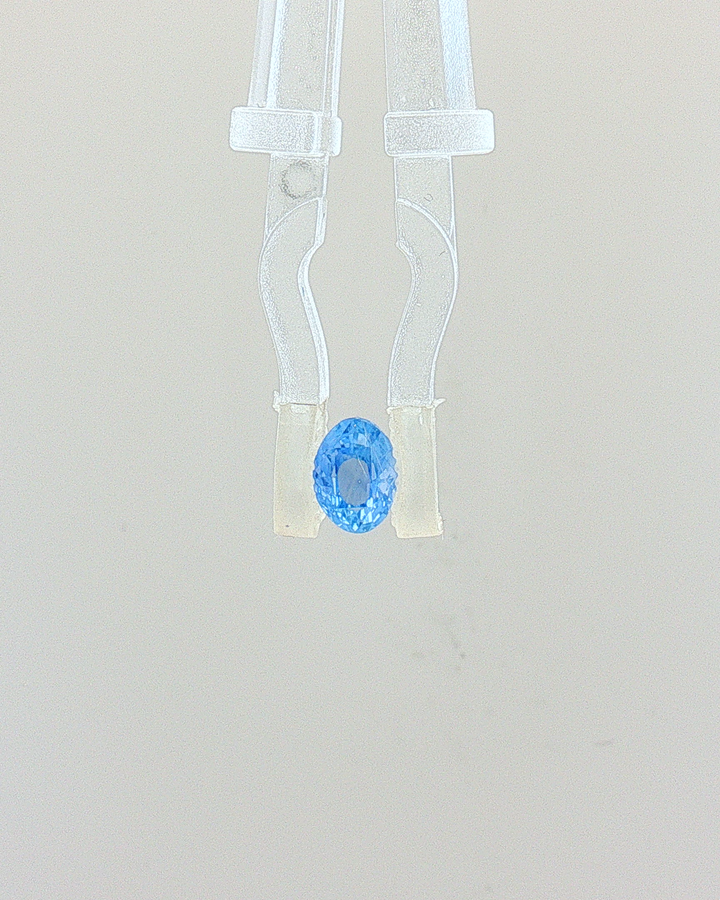 Blue Sapphire (Neelam) - 0.63 Carat (Certified)