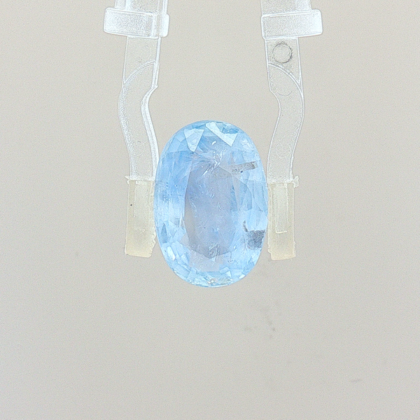 Ice Blue Sapphire (Neelam) - 6.22 Carat (Certified)