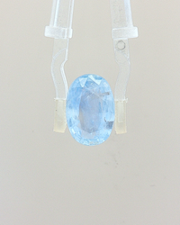 Ice Blue Sapphire (Neelam) - 6.22 Carat (Certified)