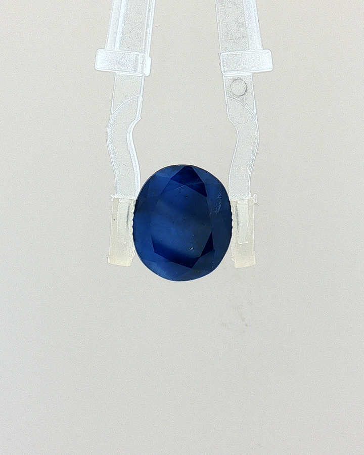 Blue Sapphire (Neelam) - 3.86 Carat (Certified)