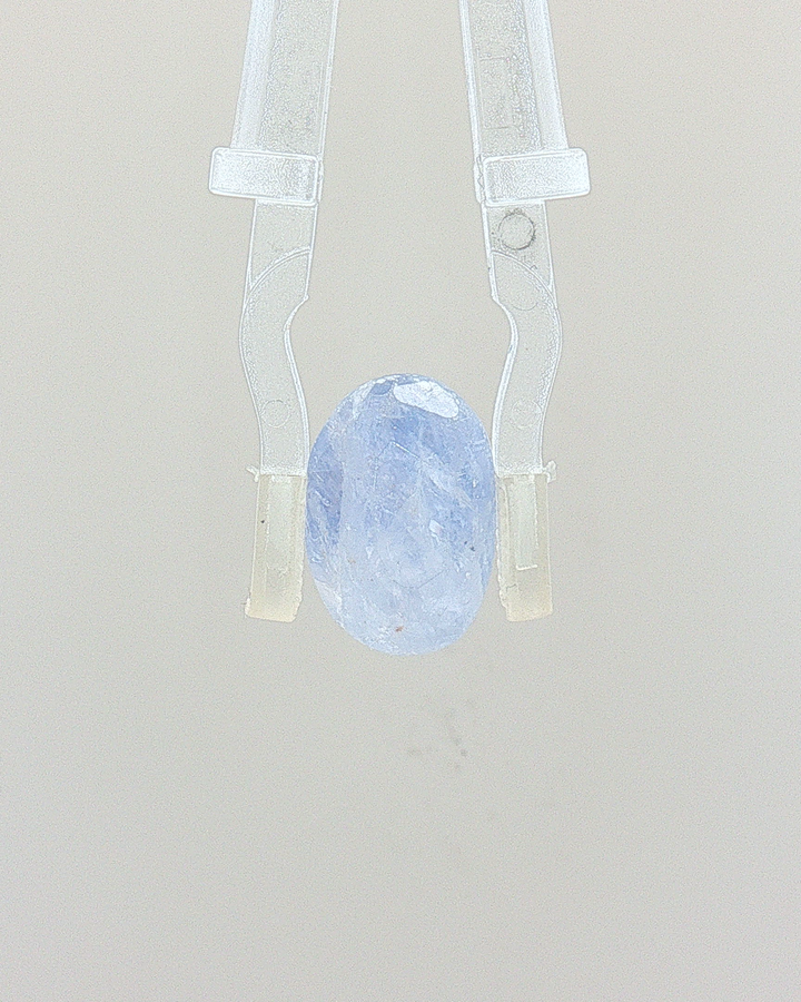 Blue Sapphire (Neelam) - 7.84 Carat (Certified)