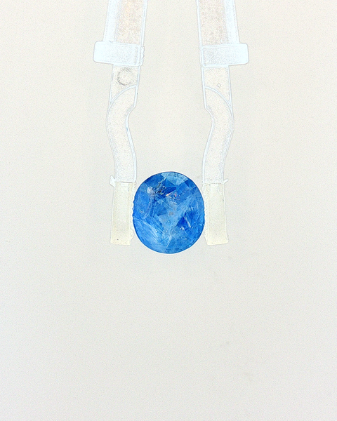 Blue Sapphire (Neelam) - 2.90 Carat