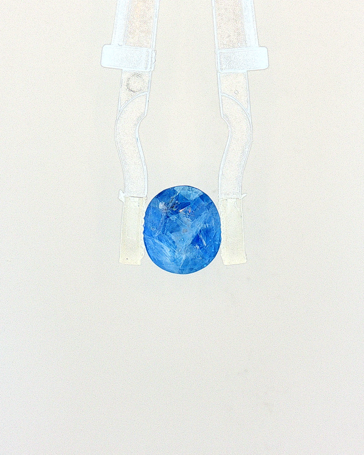 Blue Sapphire (Neelam) - 2.90 Carat