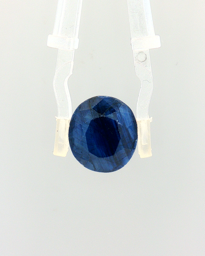 Blue Sapphire (Neelam) - 6.65 Carat (Certified)