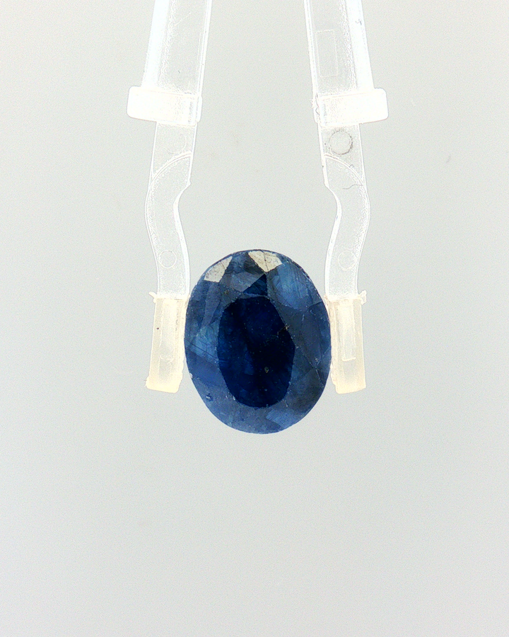 Blue Sapphire (Neelam) - 6.83 Carat (Certified)