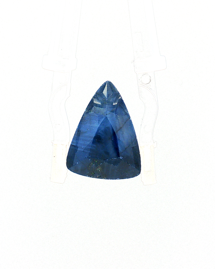 Blue Sapphire (Neelam) - 13.50 Carat (Certified)
