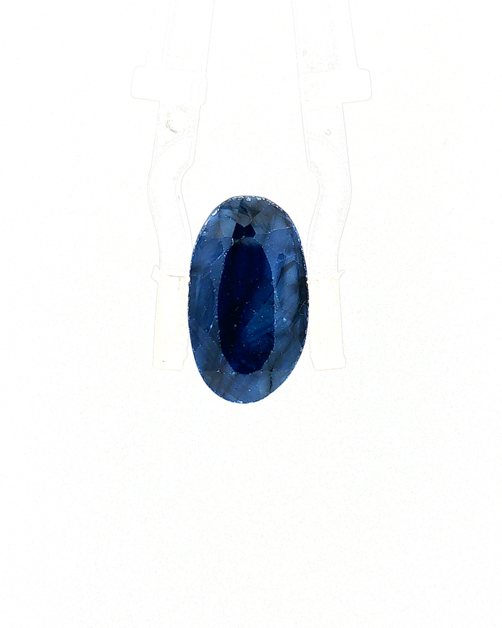 Blue Sapphire (Neelam) - 7.54 Carat (Certified)